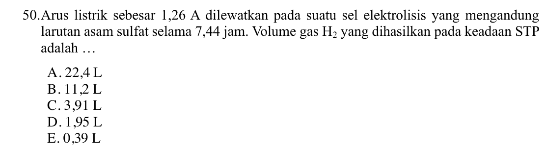 Soal 50 asli